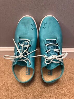 Under Armour Aqua Blue Low-Top Trainers